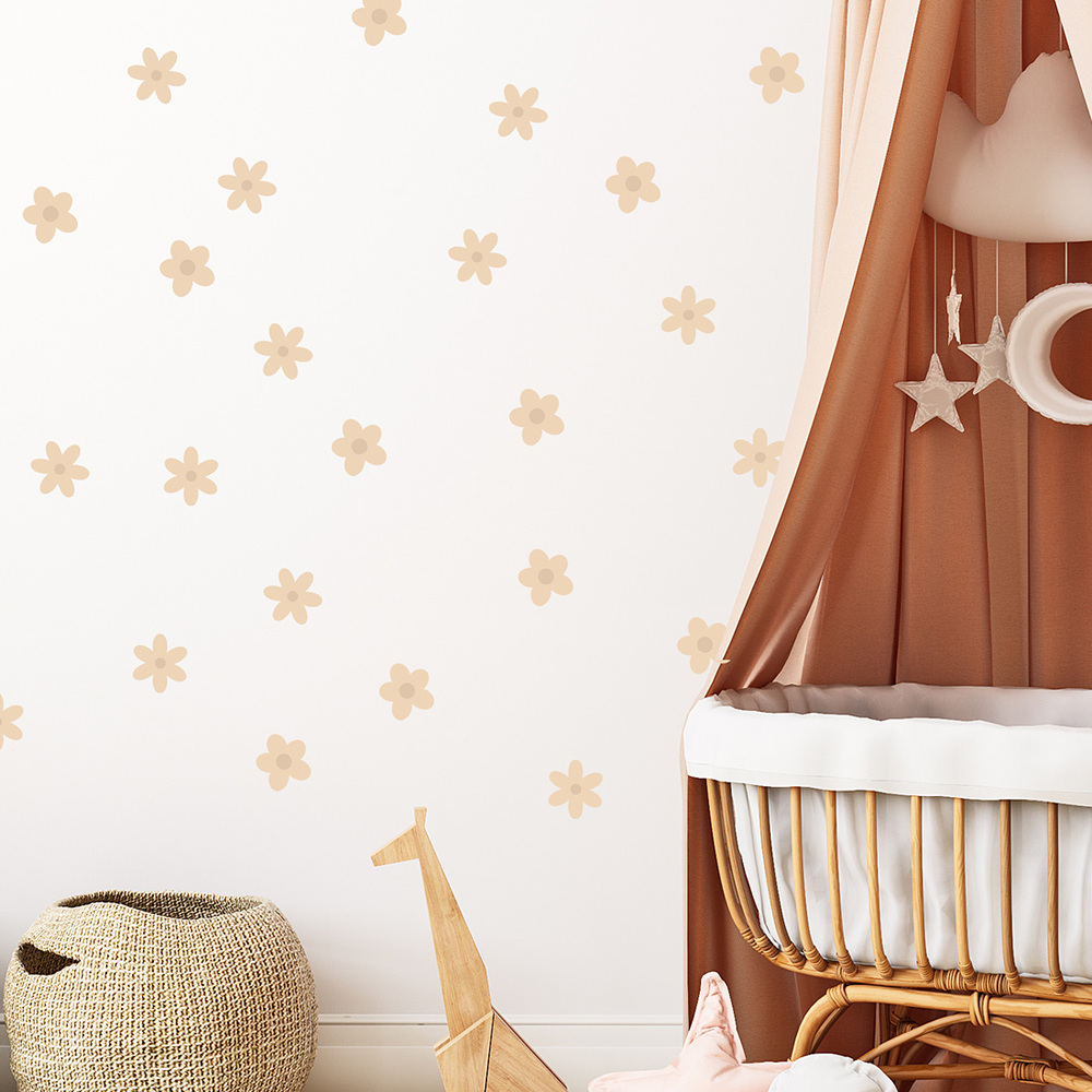 Kinderzimmer dekoriert mit Gänseblümchen II Sticker