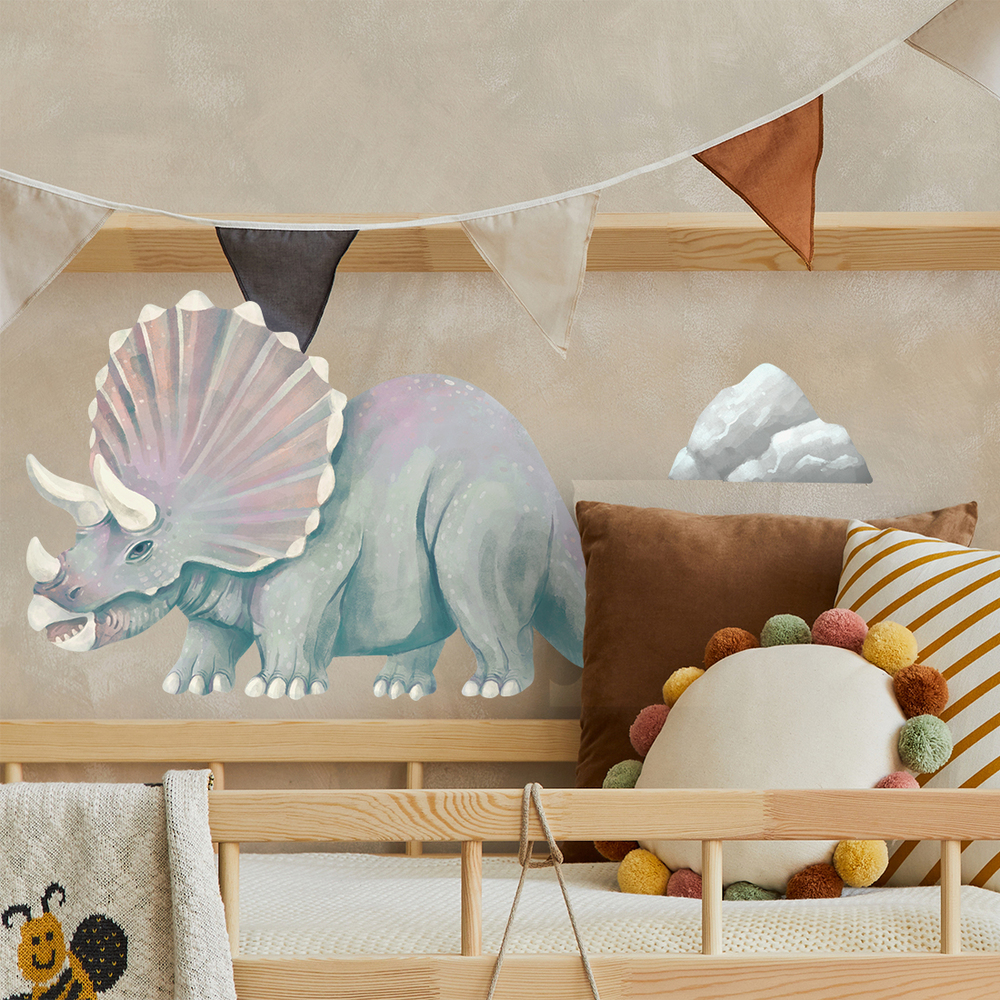 Wandaufkleber Dinosaurier I Kinderzimmer dekoriert mit Dinosaurier I Sticker