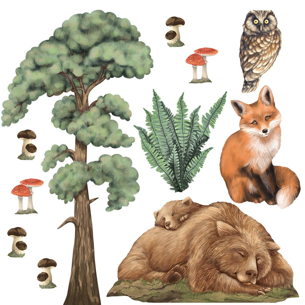 Wandtattoo | Waldtiere I