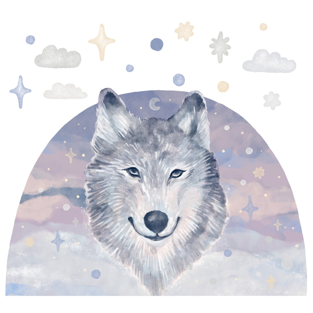 Wandtattoo | Wolf