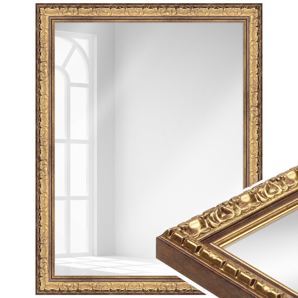 Wandspiegel H215 Gold 50 x 75 cm