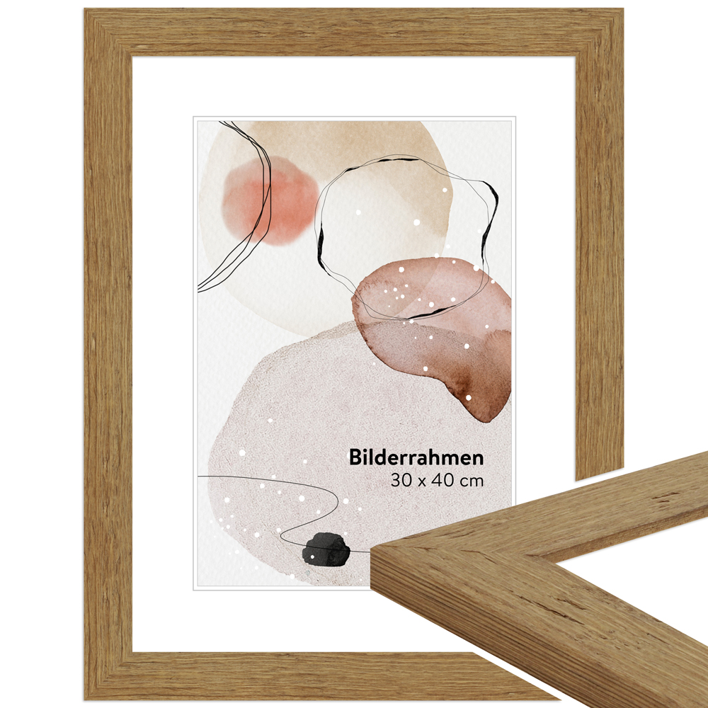 Bilderrahmen H750 Strandhaus aus Massivholz