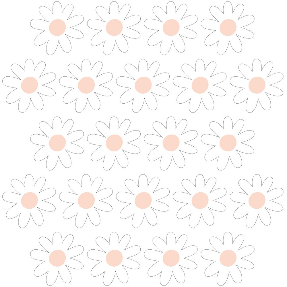 Wandtattoo | Gänseblümchen VII