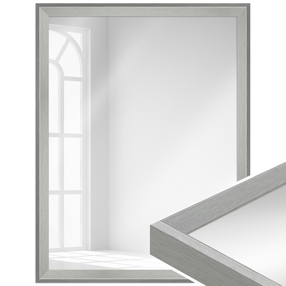 Mende Frames Wandspiegel H790 Silber 21 x 29,7 cm aus Holz Made in Germany