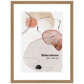 Rahmen H950 Eicheoptik lackiert 10 x 10 Normalglas