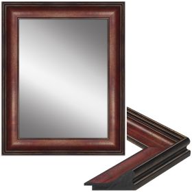 Rahmen H235 Weiß 20 x 20 Spiegel