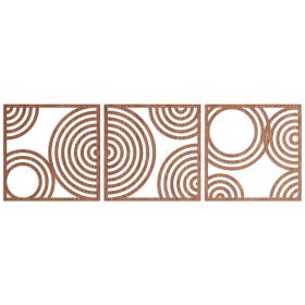 Décoration murale en bois | Cercles 3 pièces