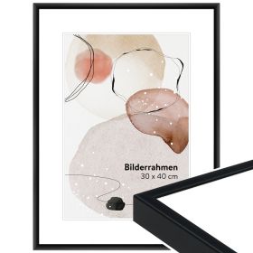 Rahmen H270 Schwarz, matt 59,4 x 84,1 Normalglas 