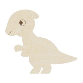 Décoration murale en bois | Dino Parasaurolophus