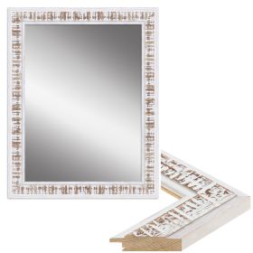 Rahmen H630 Nussbaum 20 x 20 Spiegel